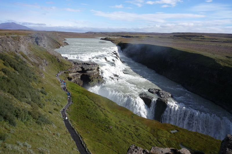 Mejores Paisajes de Islandia - Cascada Gullfoss